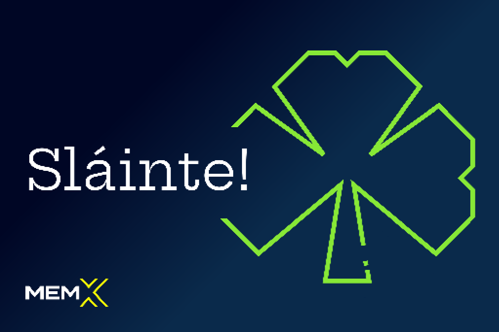 Image of a shamrock with the word Sláinte!