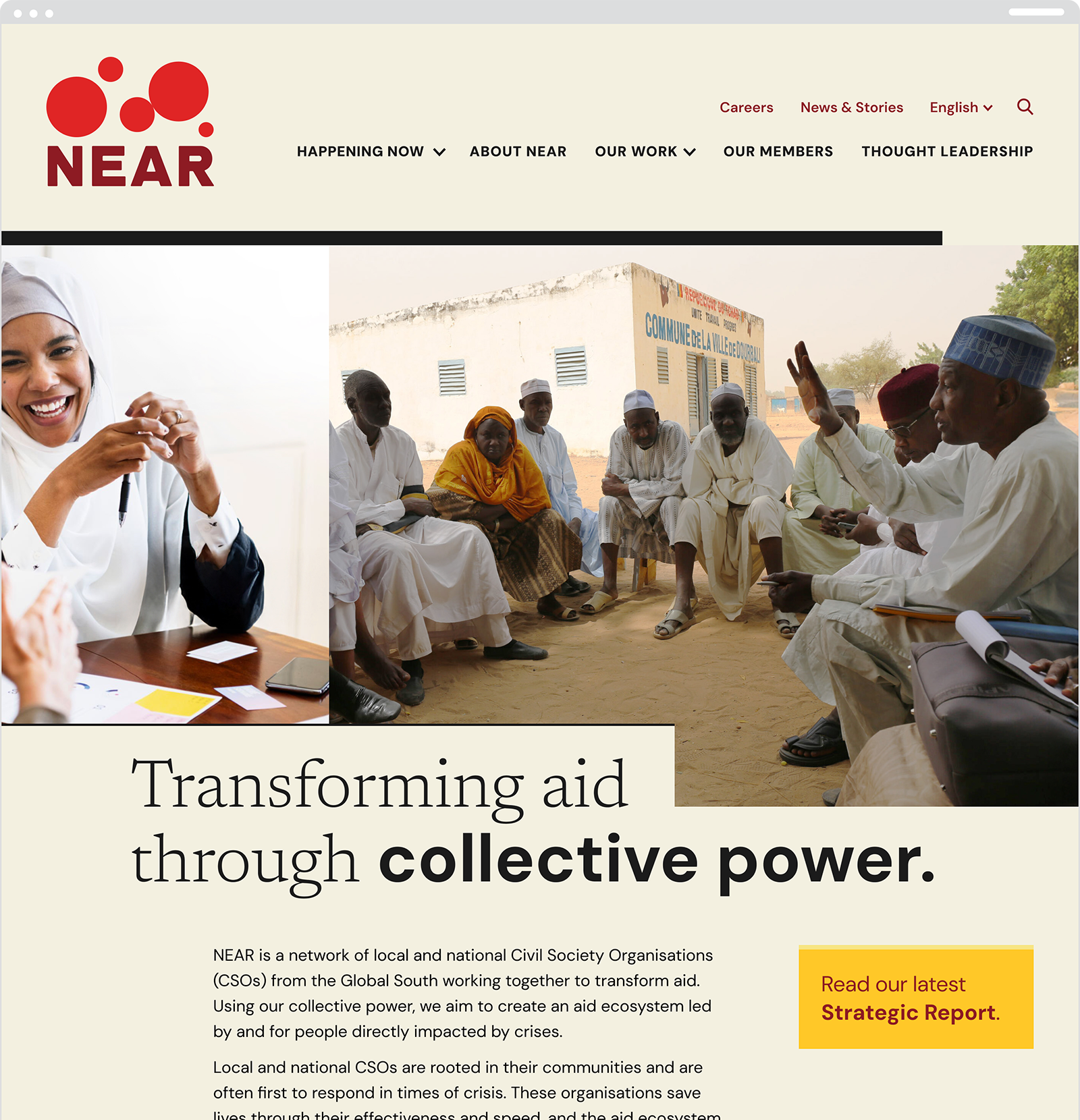 NEAR's website homepage